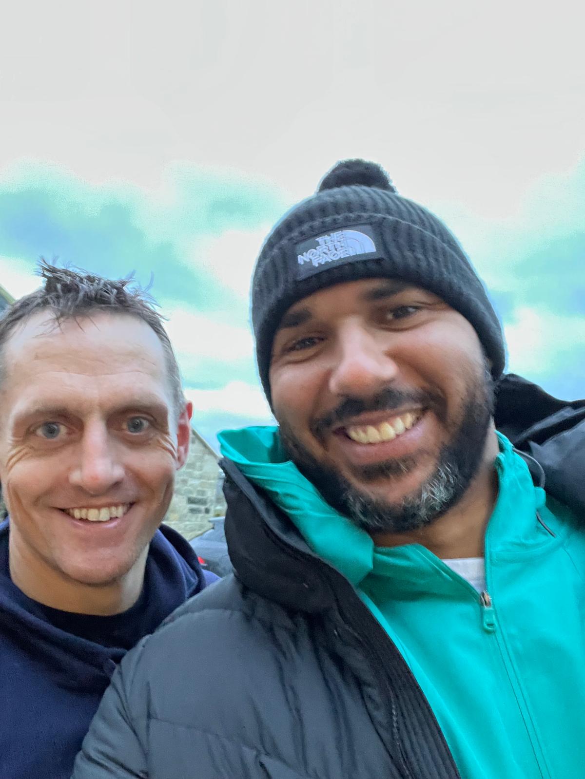 Tim Abeyie with a client, Speed For Sport, Leeds